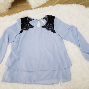 Light blue blouse